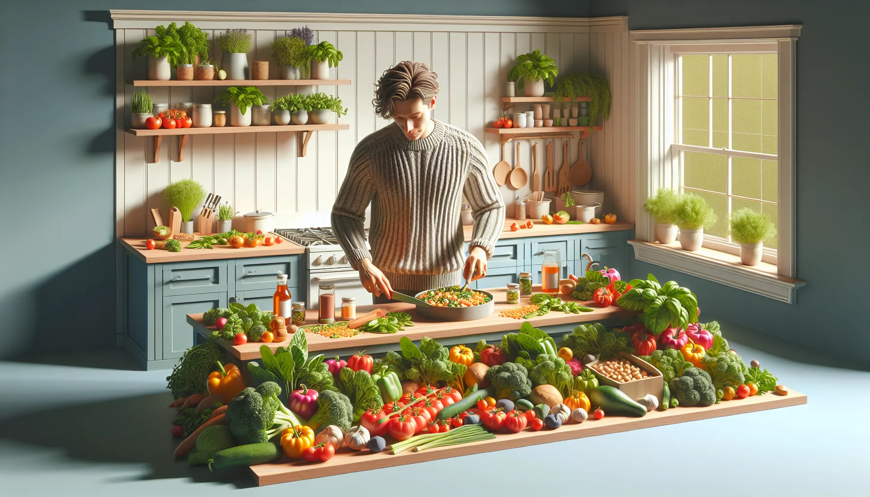 De beste vegetariske middagene med ferske råvarer for sunnere og bærekraftige valg – illustrasjon 1
