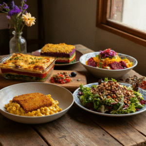 Vegan20feast20with20traditional20alternatives