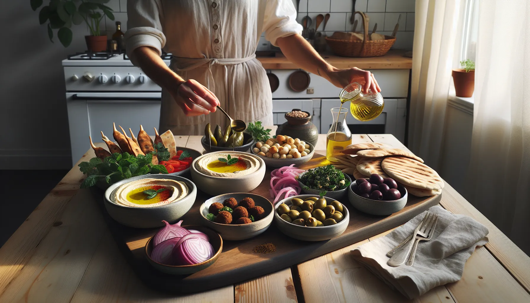 Slik lager du autentisk meze fra midtøsten – illustrasjon 1