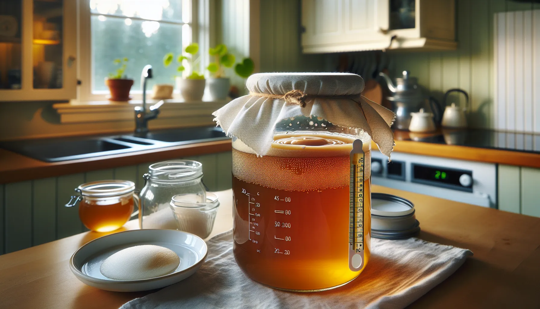 Slik lager du hjemmelaget kombucha steg for steg – illustrasjon 1